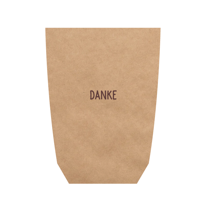 Geschenktüte "Danke" (Sage)